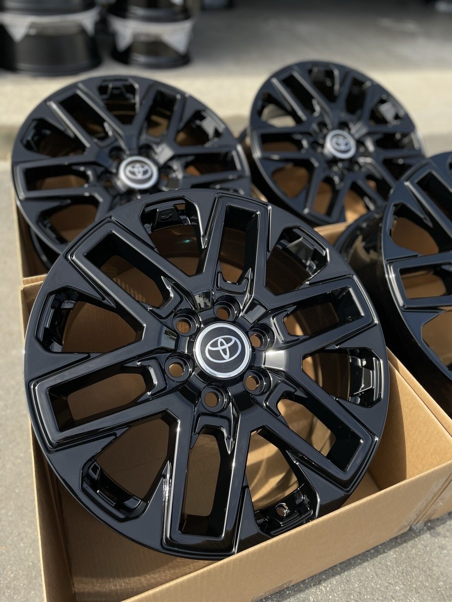 20” Toyota Tundra Factory Wheels Gloss Black OEM Rims 6 Lug