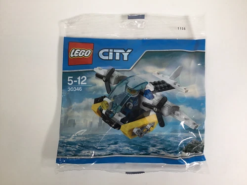 Hydravion LEGO City 30346 Prison Island avec figurine neuf et scellé sac en polyéthylène