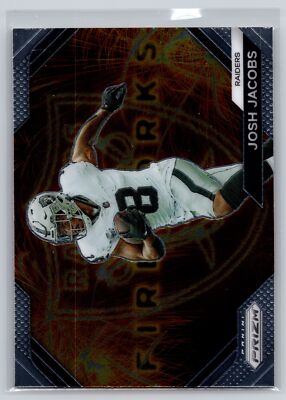 2023 Panini Prizm #F-17 JOSH JACOBS #F-17 Fireworks