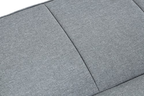 Mainstays 66" Studio Futon, Gray Linen Upholstery - Picture 9 of 12