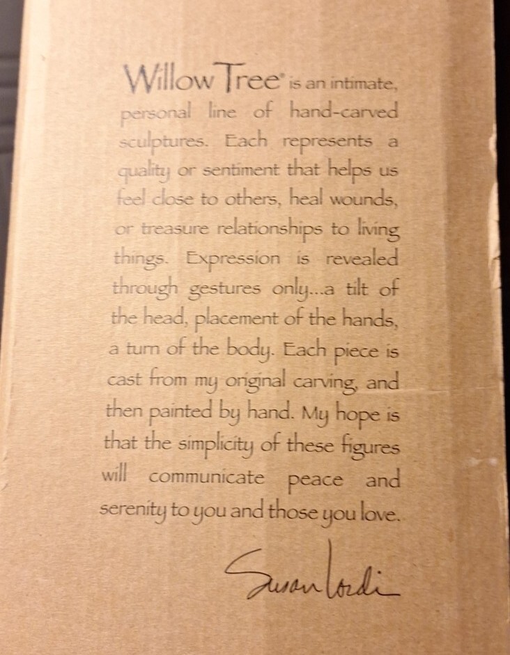 Beautiful Willow Tree Creche For Susan Lordi Manger/ Nativity Set