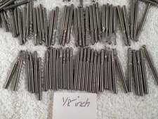 100 NEW 1/8" (.125) SHANK CARBIDE BURRS. GREAT VARIETY OF SHAPES. USA MADE  K47A