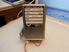 VECTRON LABORATORIES CRYSTAL OSCILLATOR MOD. 229-7730-6, FREQ.110.90909 MHz
