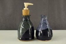 Modern 2011 Christian Religion Studio Art Pottery Vases QUILT HOUSE Psalm 32:8
