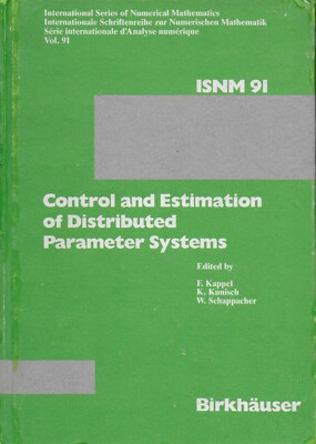 Control and Estimation of Distributed Parameter Systems