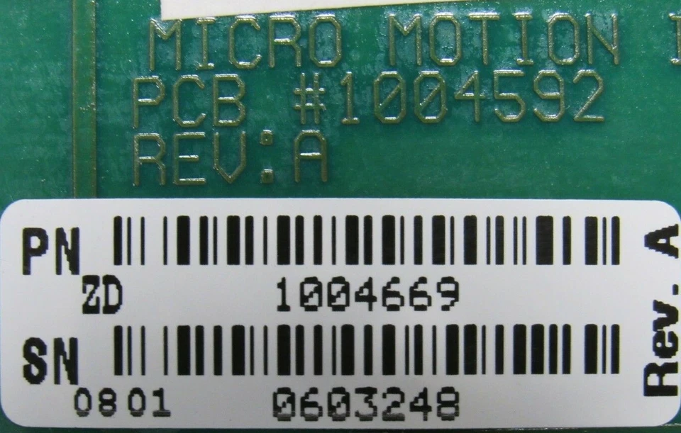 NUEVA PLACA DE CIRCUITO MICRO MOTION 1004669 1004592 Foto 3 de 3