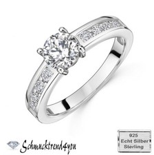 Ring ECHT Silber 925 Zirkonia Schmuck Geschenke Damen Silberringe Frauen Ring 💎