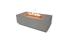 AMS Fireplace Creations 66" Sedona Fire Pit Table w/ Pullout Propane Tank Drawer