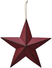 Patriotic Metal Barn Star Hanging Wall Decor Distressed Country Barn Texas Star 