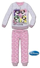 Pigiama Bimba. Maniche lunghe + Pantalone Caldo cotone. DISNEY, MINNIE. WD22589B