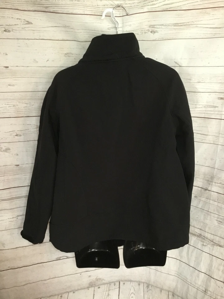 Chaqueta para mujer Xersion cremallera frontal negra manga larga  Foto 3 de 4