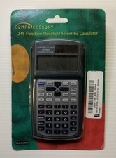 Compucessory 245 Function Handheld Scientific Calculator Model 28957 Brand New.