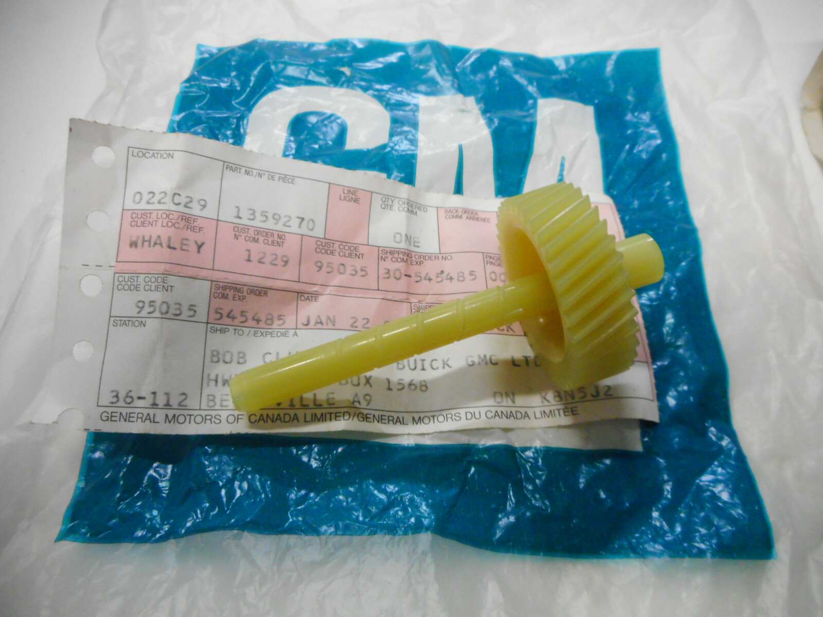 1362294 / 1359270 NOS GM TH400 NP208 Speedometer Housing w/ 36 Tooth