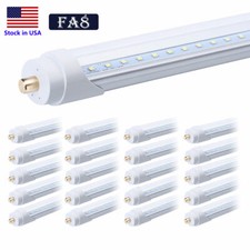 8FT FA8 Single Pin 45W LED Tube Light Shop Lamp Replace Fluorescent Bulb Light