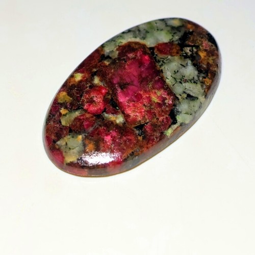 GEMMA CABOCHON OVALE CABOCHON ROSA RUSSO NATURALE ROSA RUSSO AV- - Foto 16 di 21