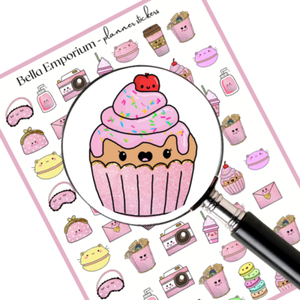 pink glitter kawaii planner scrapbooking journal stickers ebay
