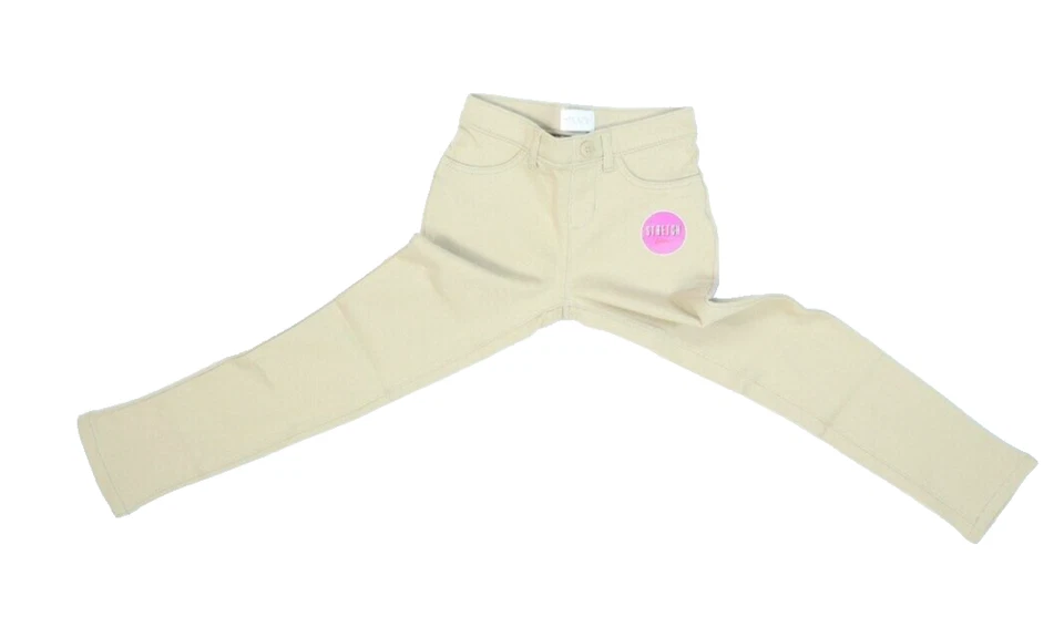 Uniforme para niños Lugar Niñas Ponte Tejido Pull On Jeggings Pantalones Tostado Niñas 8 Foto 3 de 4