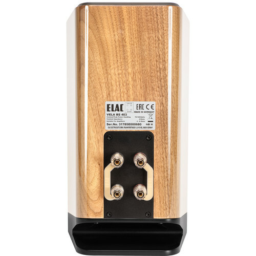 Elac VELA BS403 Gloss Walnut Bookshelf Speakers BRAND NEW PAIR | eBay