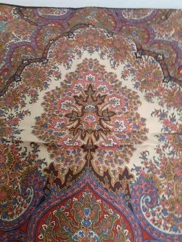 Vintage Ralph Lauren EMERSON PAISLEY Pair of King Pillow Shams-Braided Trim - Picture 4 of 6