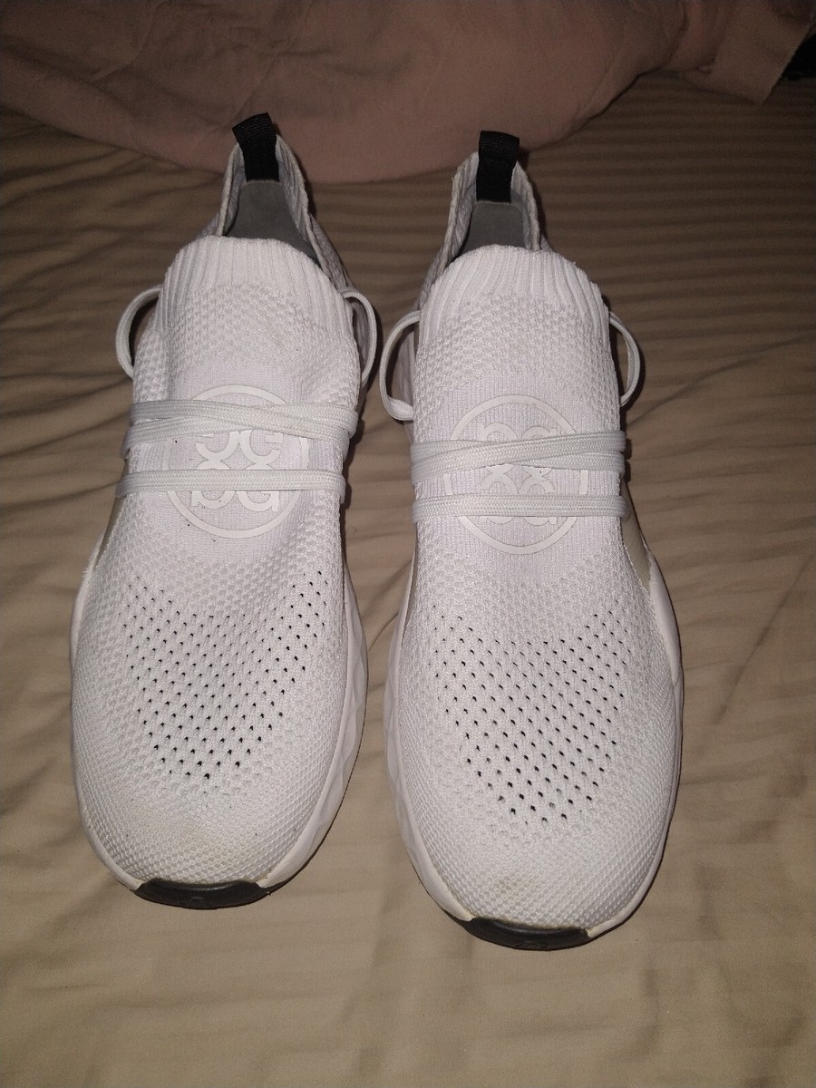G/FORE MG4.1 White Knit Low Spikeless Men Golf Shoes G/FORE MG4.1 White Knit Low Spikeless Men Golf Shoes