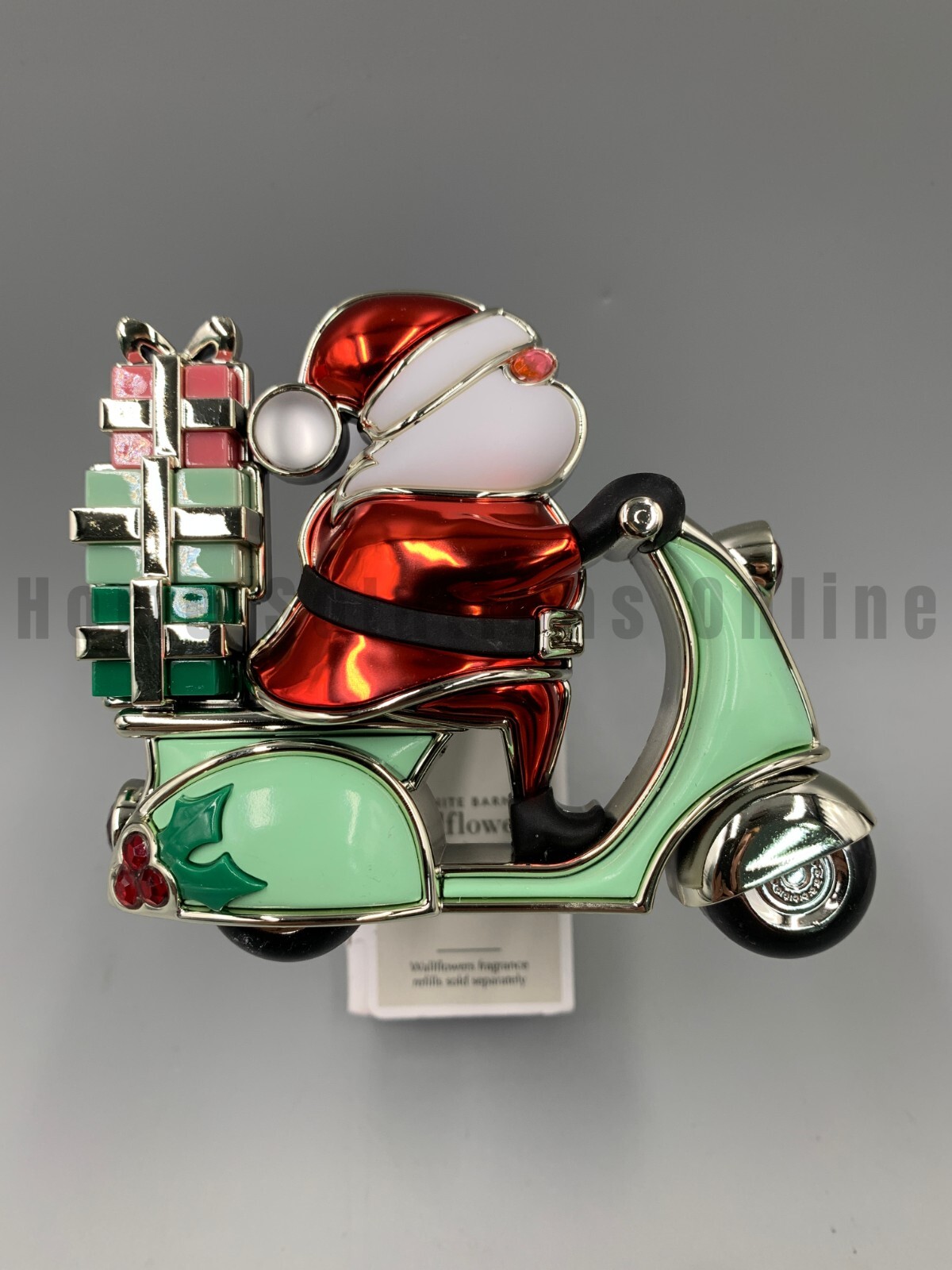 Bath & Body Works Santa Christmas Gift Scooter Wallflower Plug In 6052A-image