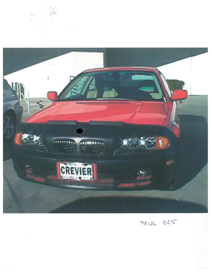 Colgan Front End Mask Bra 2pc. Fits BMW 323ci & 328ci 1999-2000 W/Lic.Plate - Image 2 of 2