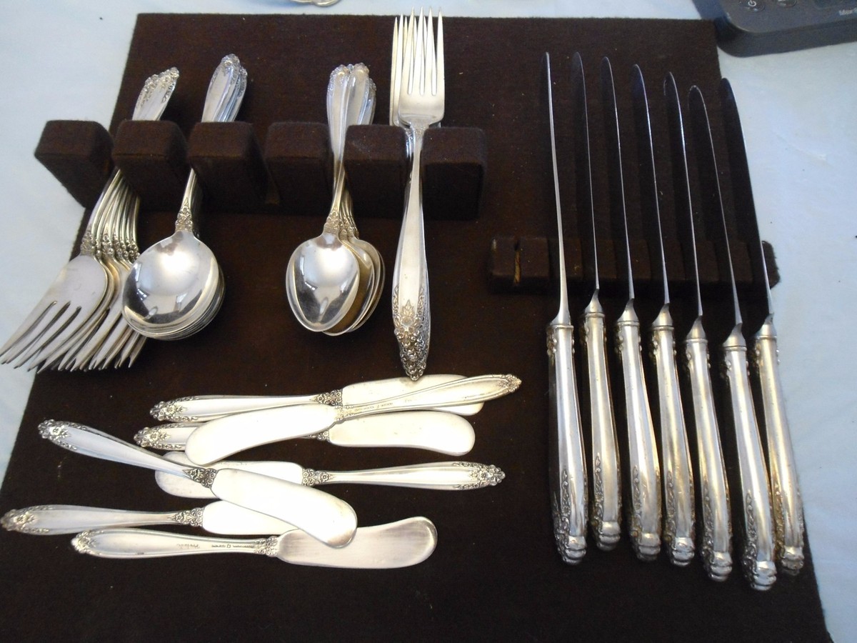International Silver Sterling Flatware Set 