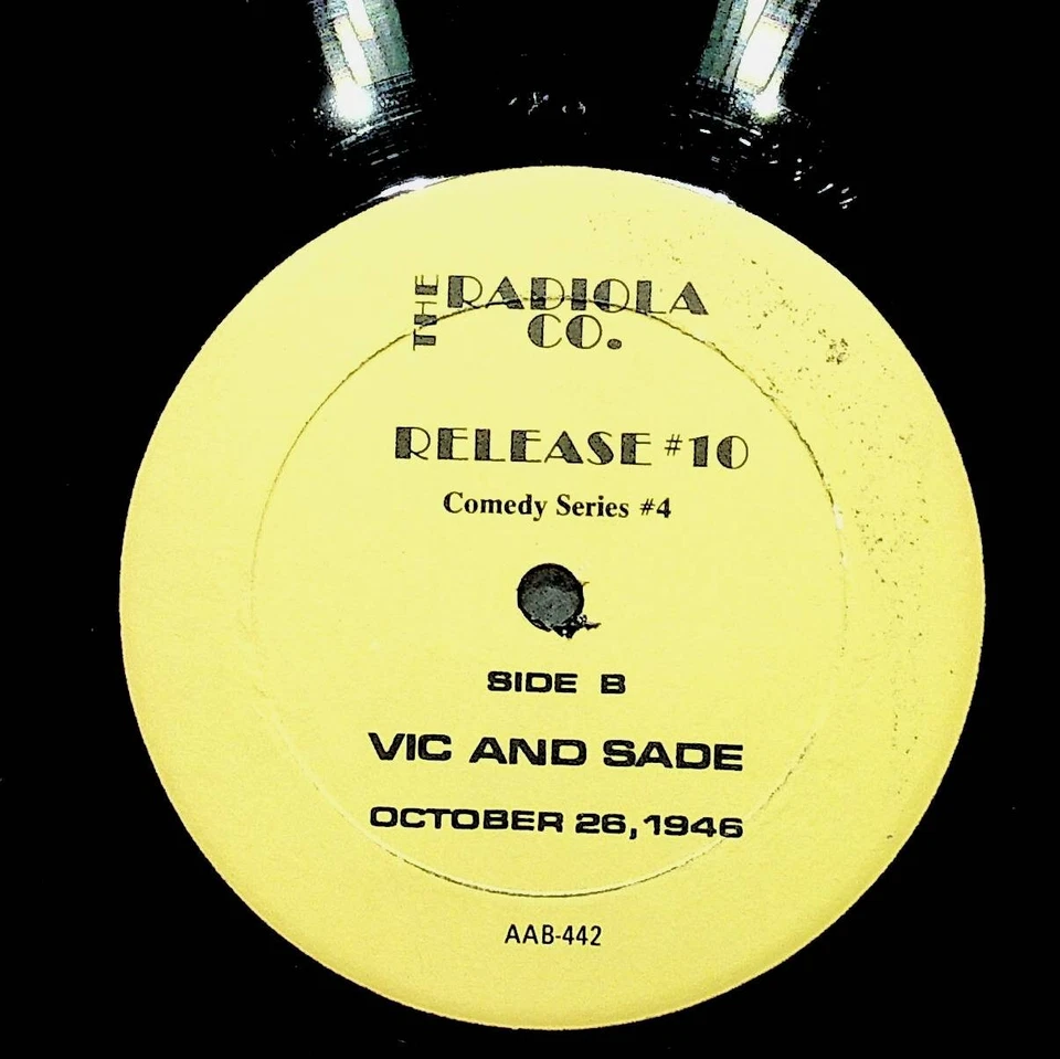 The Spike Jones Show CBS Radio 1949 & Vic And Sade 1946 Vinyl LP Record VG+ - Image 3 of 4