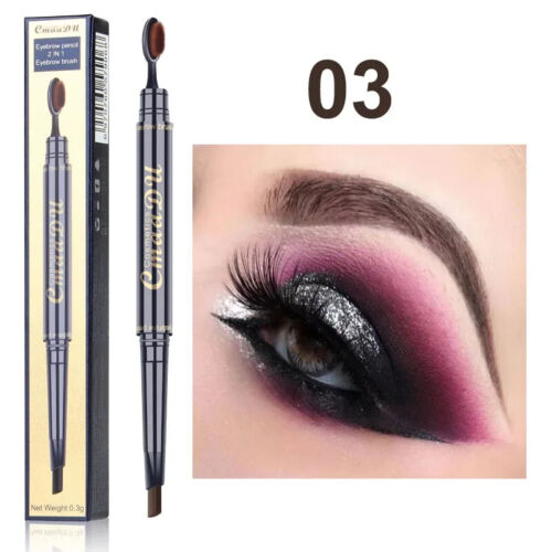2 in 1 Double Head Ultra-fine Eyebrow Pencil Long Lasting Thin Tip Eye Brow Pen - Picture 6 of 13