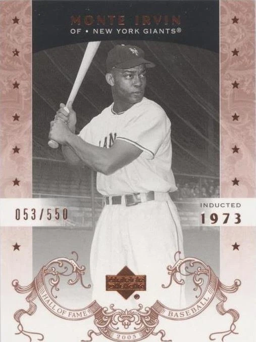 2005 Upper Deck Hall of Fame - Monte Irvin #52