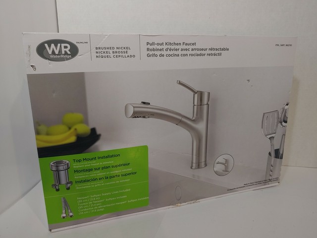 Water Ridge Tonette Series Brushed Nickel Kitchen Faucet 4608 For