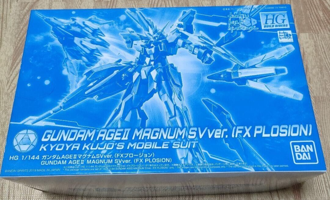 Bandai HG 1/144 Gundam AGEII Magnum SV Ver. FX Plosion Model Kit