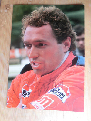 Jochen Mass Autogramm Formel 1 Tourenwagen Motorsport Fahrerlegende Autorgraph