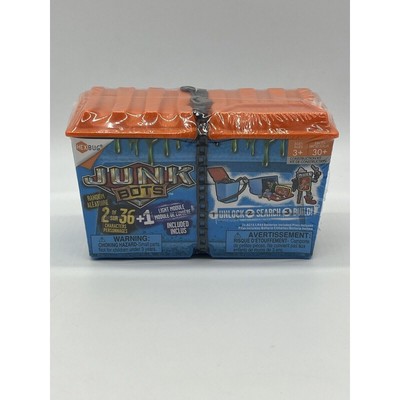HEXBUG Junk Bots 2 CHARACTERS + 1 LIGHT MODULE Construction Kit SEALED