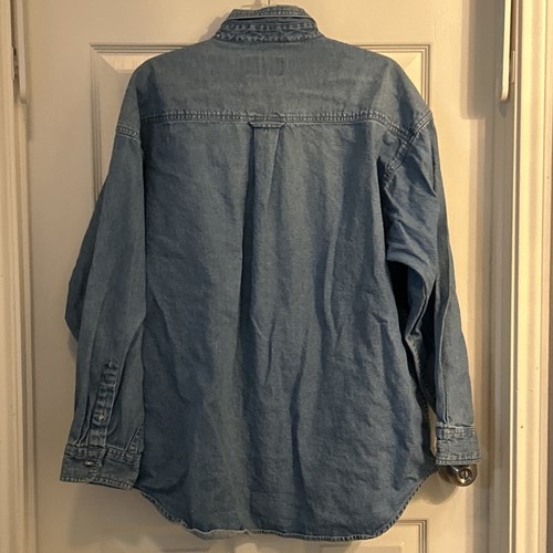 Camicia da lavoro uomo vintage RedHead denim manica lunga piumino cotone XXL - Foto 5 di 5