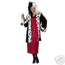 Cruella De Ville Costume Size Medium - Brand New Disney 101 Dalmations