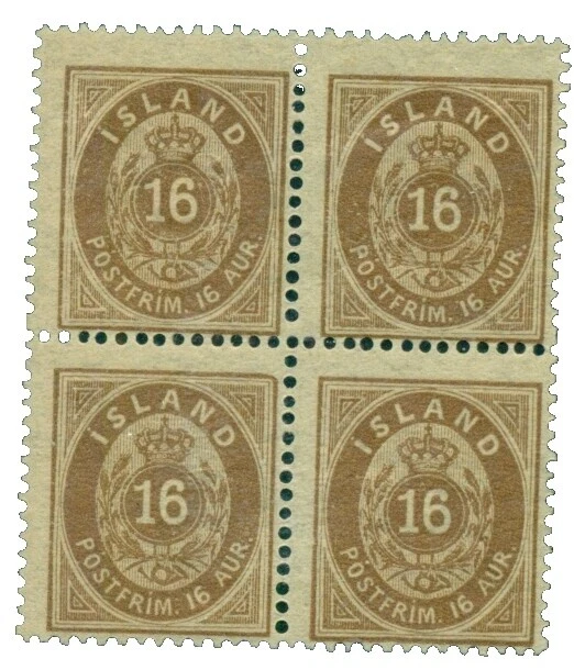 Goma ORIGINAL sello islandés Bloques