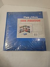 Vtg pioneer photo album Holds 300 Size Up To 3 1/2-51/4 Blue