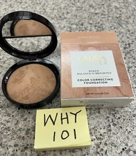 Laura Geller Baked Balance-N-Brighten Color Correct Foundation GOLDEN MED 9g $36