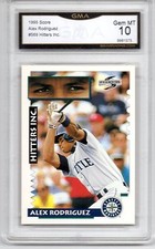 1995 SCORE ALEX RODRIGUEZ  BASEBALL CARD NEW YORK YANKEES