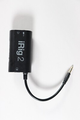 IK Multimedia iRig 2 Guitar Interface Adapter for iOS Android Mac   B6
