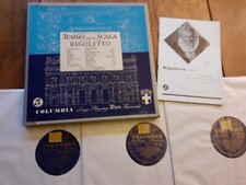 33CX 1324-6 BG 1st label. Verdi; Rigoletto. Callas, Gobbi etc. Serafin. VG/VG+