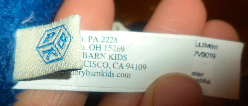 Pottery Barn Niños PBK Velero Náutico Cuna Bebé MUSICAL TIRAR VELERO PELUCHE N Foto 3 de 4