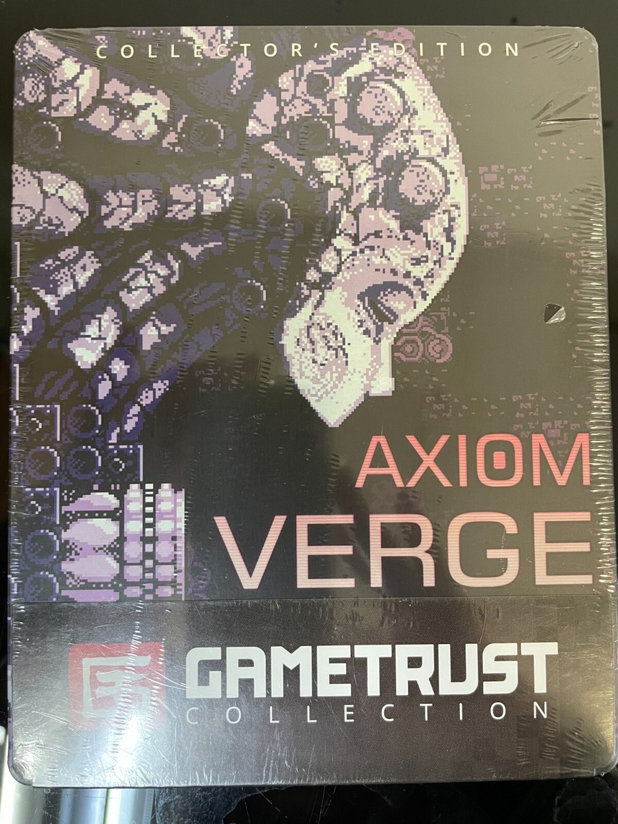 NEW Axiom Verge Collector's Edition Game and SteelBook Packaging