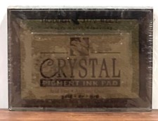 Rubber Stampede Crystal Gold Pigment Ink Pad - Archival Quality Stamping Pad