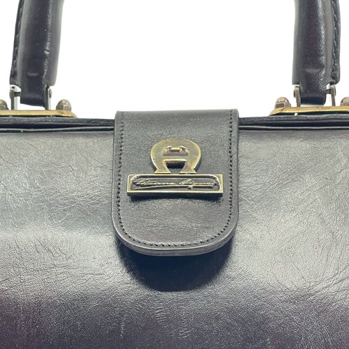 Vintage 60s 70s ETIENNE AIGNER Satchel Bag Top Handle Handbag Doctor CORDOVAN - Picture 18 of 19