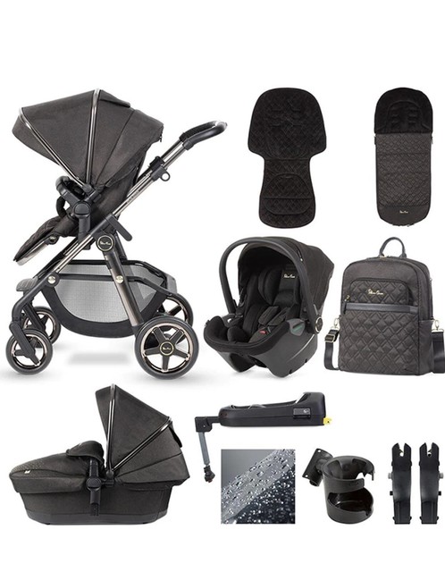 Silver Cross Pioneer 21 Dream + i-Size Base Bundle Travel System - Constellation Silver Cross Pioneer 21 Dream + i-Size Base Bundle Travel System - Constellation