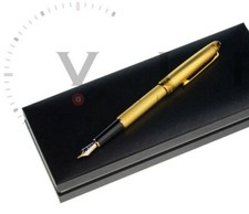 MONTBLANC MASTERPIECE STYLO PLUME SOLITAIRE VERMEIL STERLING SILVER FOUNTAIN PEN