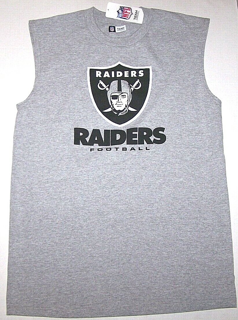 NFL Oakland Raiders Tank Top Mens Medium Vest T Shirt Jersey