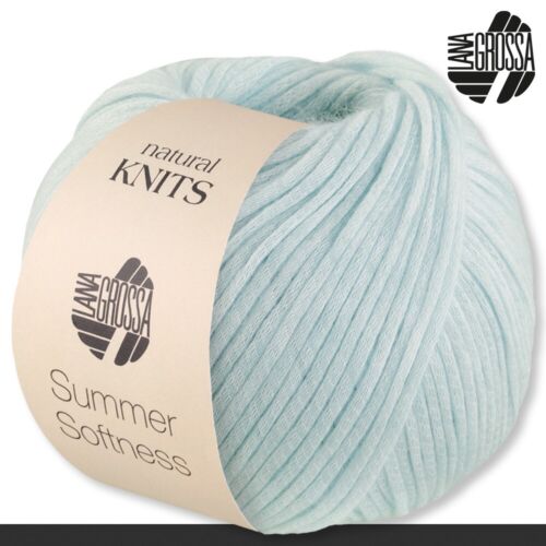 Lana Grossa 50 g Summer Softness Schlaugarn Wolle Baumwolle 20 Farben - Bild 22 von 41